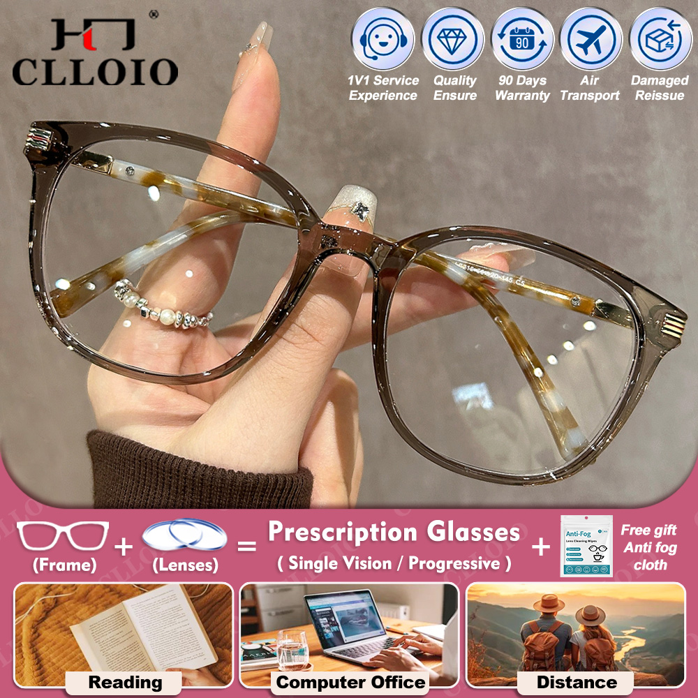 Office High Tech - CLLOIO إطار كبير مستدير لقصر النظر