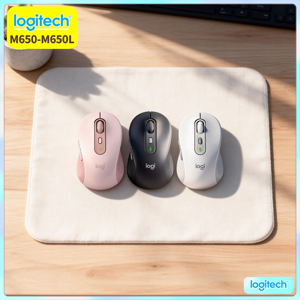 Office Tech For Home - ماوس لوجيتك M650/M650L سيجنتشر - لاسلكي،