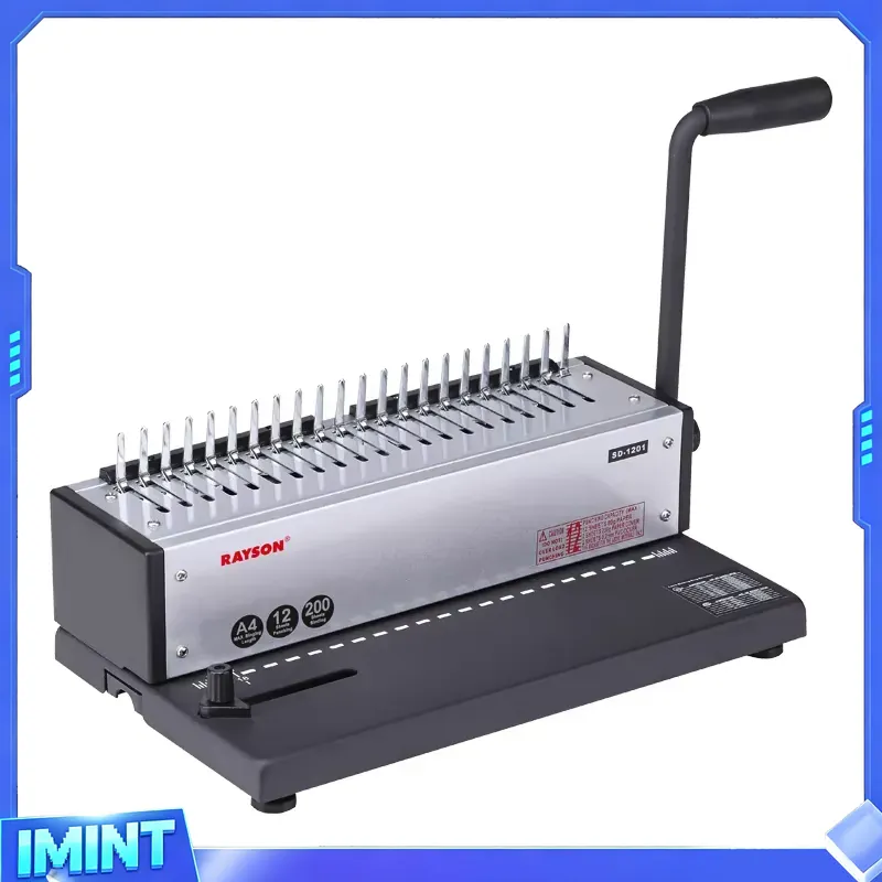 آلة تجليد الكتب بالحلقات المطا - مراجعة Binding Machine Comb وسعره