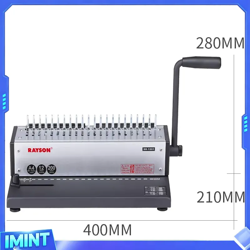 آلة تجليد الكتب بالحلقات المطا - مراجعة Binding Machine Comb وسعره