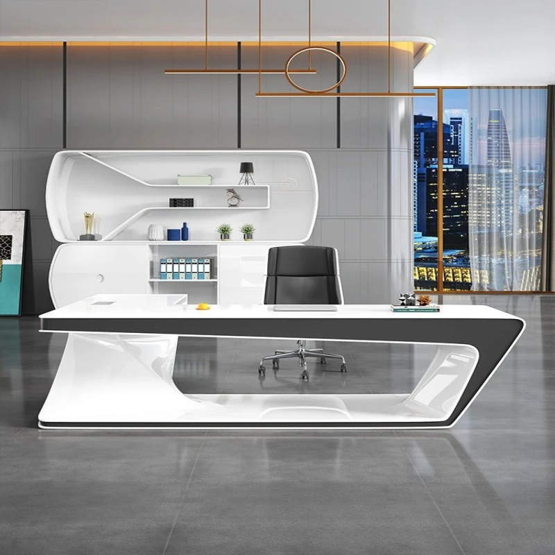 طاولة مكتب للمدير بتصميم عصري  - مراجعة Office Management Technology وسعره