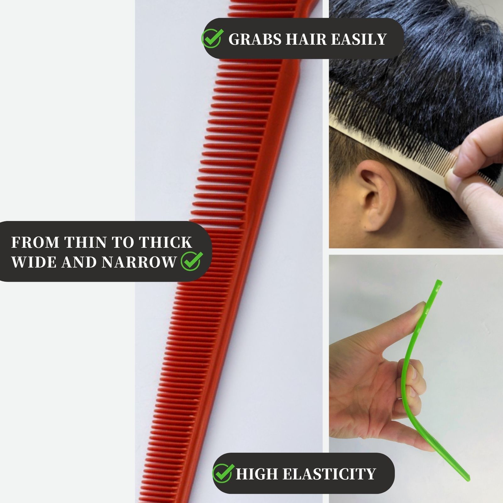 1/4/5 قطع أمشاط حلاقة احترافية - مراجعة Binding Machine Comb وسعره