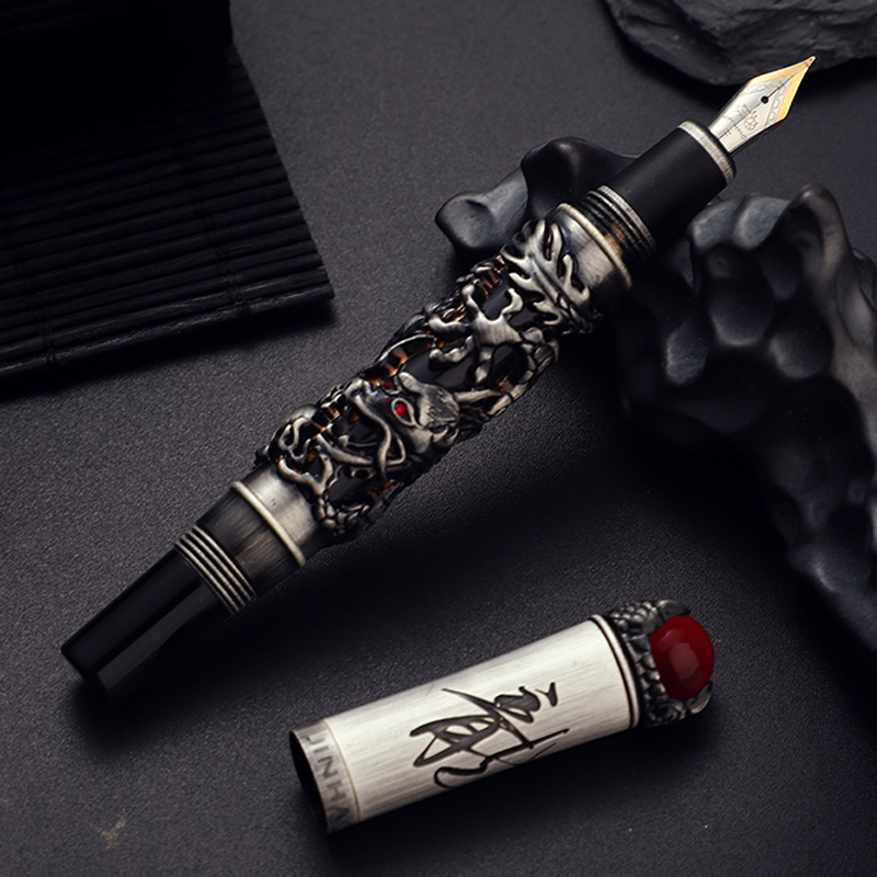 جديد Jinhao Dragon King قلم حب - مراجعة Office Tech Supply وسعره