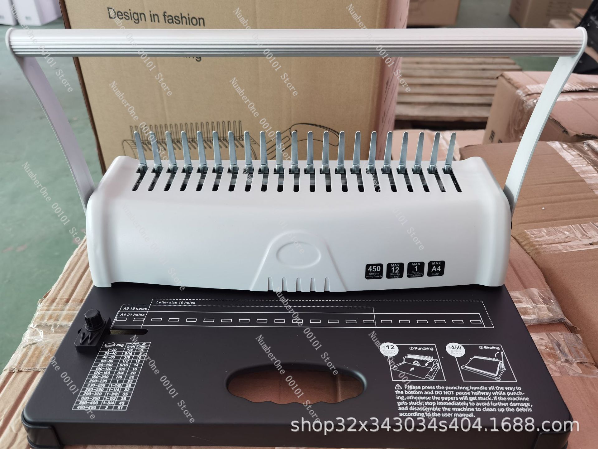 آلة تجليد يدوية بـ 21 فتحة، آل - مراجعة Binding Machine Comb وسعره